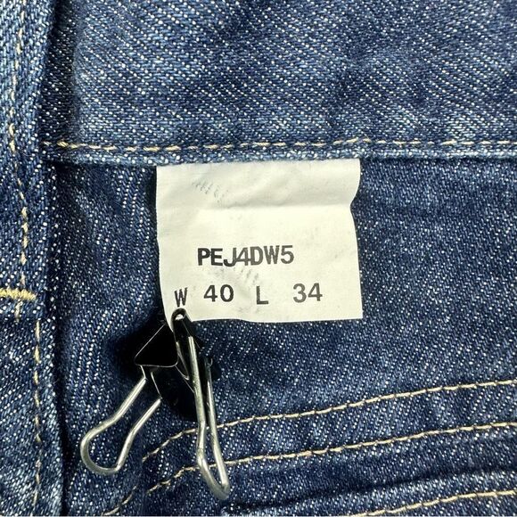 Bulwark FR Jeans Mens 40x34 Blue Denim Flame Resistant Work Wear Straight Casual - Picture 13 of 13